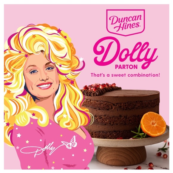 Dolly Parton Dolly Parton Baking Brownies and Cake cupcake Mixes frosting